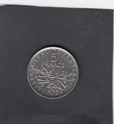 Beschrijving: 5 Francs  